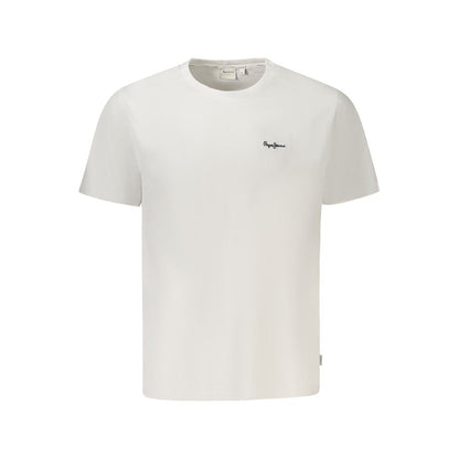 Tricou Pepe Jeans alb din bumbac pentru bărbați