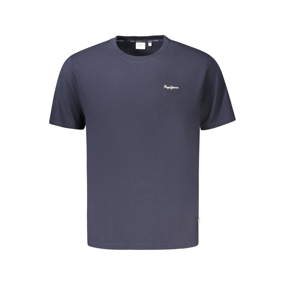 Tricou Pepe Jeans albastru din bumbac organic pentru bărbați