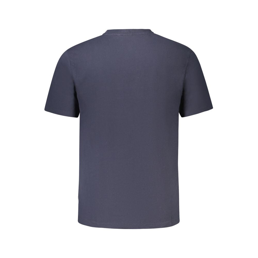 Tricou Pepe Jeans albastru din bumbac organic pentru bărbați
