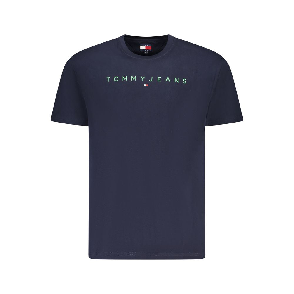 Tricou Tommy Hilfiger albastru din bumbac pentru bărbați