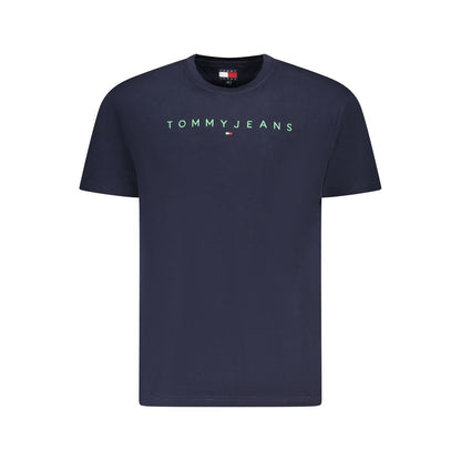 Tricou Tommy Hilfiger albastru din bumbac pentru bărbați