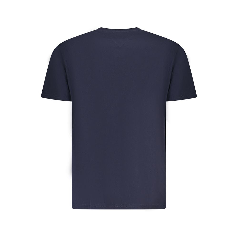 Tricou Tommy Hilfiger albastru din bumbac pentru bărbați