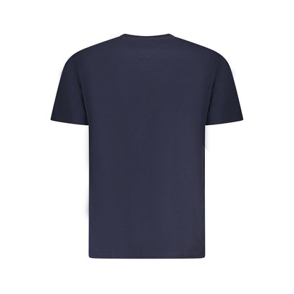 Tricou Tommy Hilfiger albastru din bumbac pentru bărbați