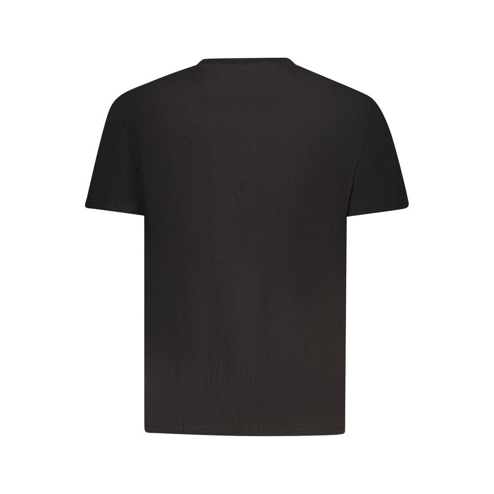 Tricou Tommy Hilfiger negru din bumbac pentru bărbați