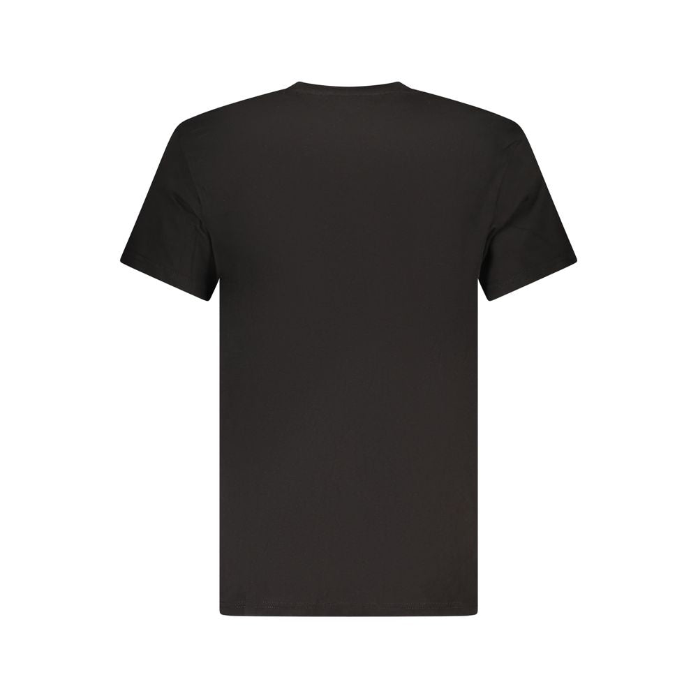 Tricou Tommy Hilfiger negru din bumbac pentru bărbați