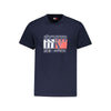 Tricou Tommy Hilfiger albastru din bumbac pentru bărbați