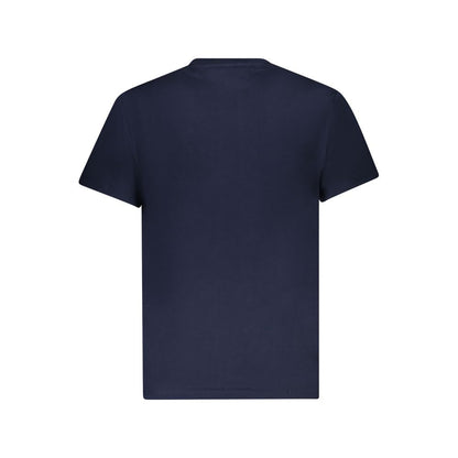 Tricou Tommy Hilfiger albastru din bumbac pentru bărbați