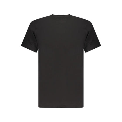 Tricou Tommy Hilfiger negru din bumbac pentru bărbați