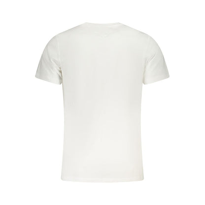 Tricou Tommy Hilfiger alb din bumbac pentru bărbați