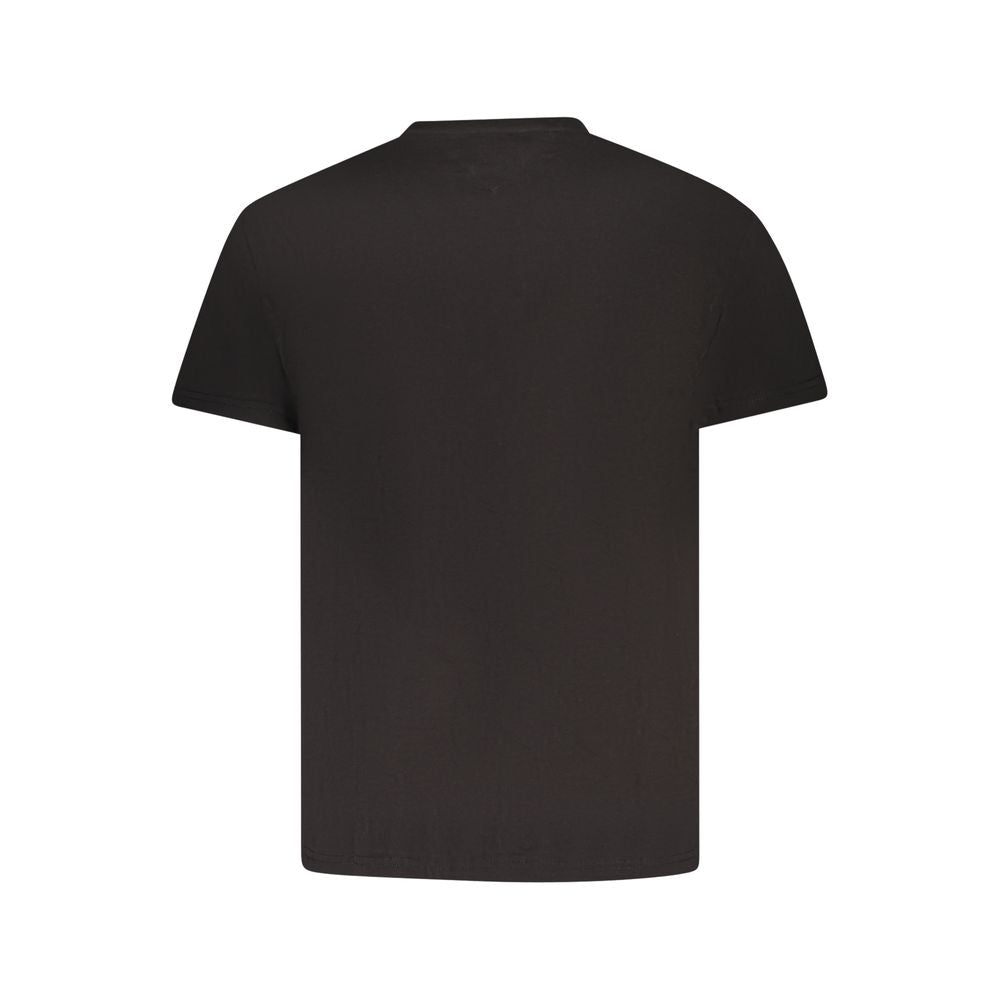 Tricou Tommy Hilfiger negru din bumbac pentru bărbați