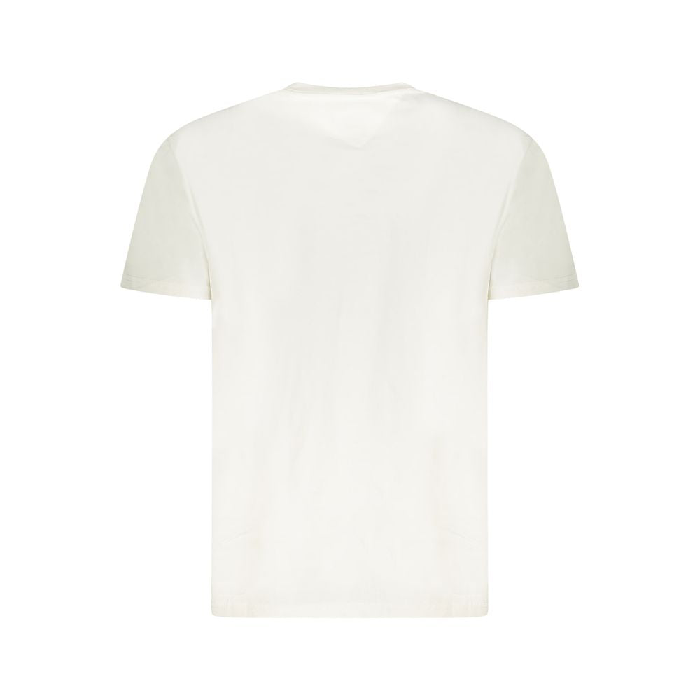 Tricou Tommy Hilfiger alb din bumbac pentru bărbați