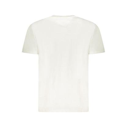 Tricou Tommy Hilfiger alb din bumbac pentru bărbați