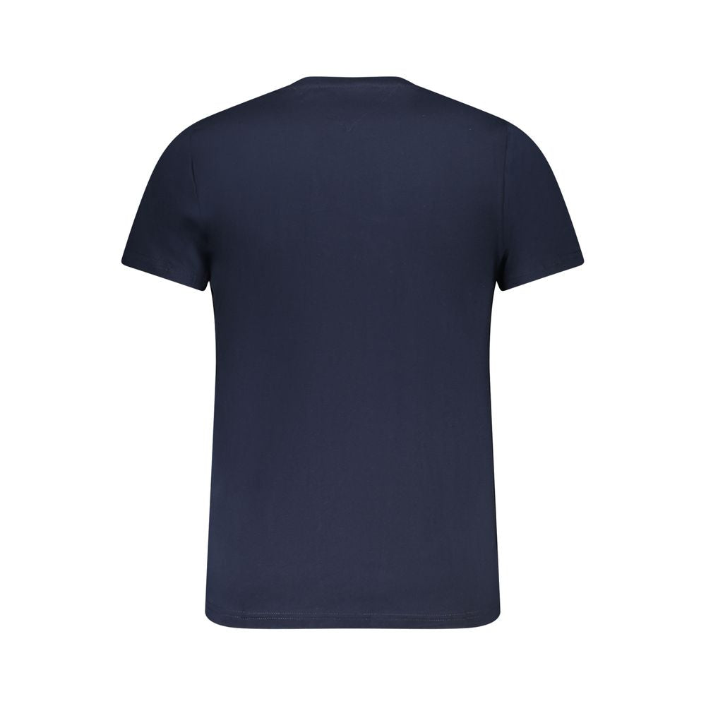 Tricou Tommy Hilfiger albastru din bumbac pentru bărbați