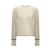 Thom Browne White Fleece Wool Sweatshirt