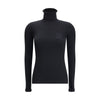 Valentino Black Fleece Wool Sweatshirt