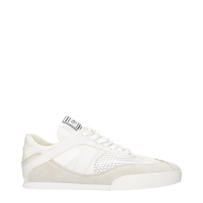 Chloé White Fabric Low Top Sneakers