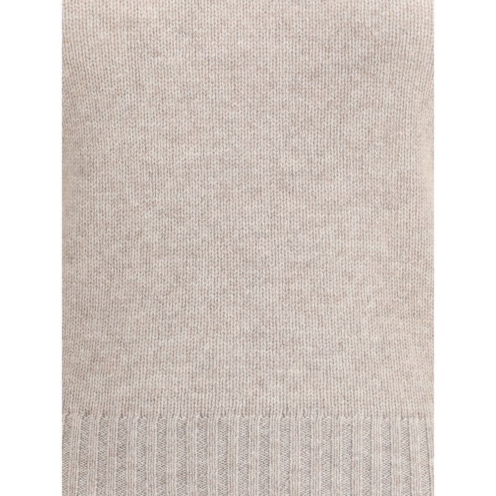 Allude Beige Cashmere Cashmere Sweater (Kopi)