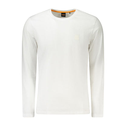 Tricou Hugo Boss alb din bumbac pentru bărbați