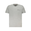 Tricou Guess Jeans gri din bumbac pentru bărbați