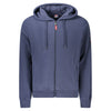 Norway 1963 Blue Polyester Men's Hooded Sweater