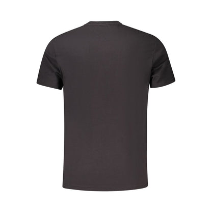 Tricou Tommy Hilfiger negru din bumbac pentru bărbați