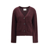 Lisa Yang Purple Cashmere Cardigan