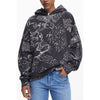 Desigual Black Cotton Women Hoodie
