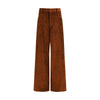 Petar Petrov Brown Cotton Casual Pants
