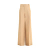 Ermanno Scervino Beige Viscose Casual Pants
