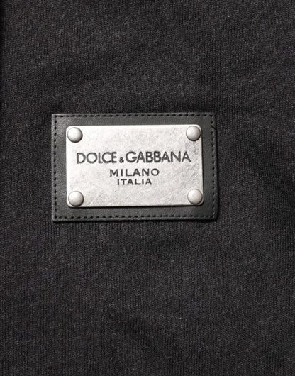 Dolce &amp; Gabbana Sort Logo FullZip Hættetrøje