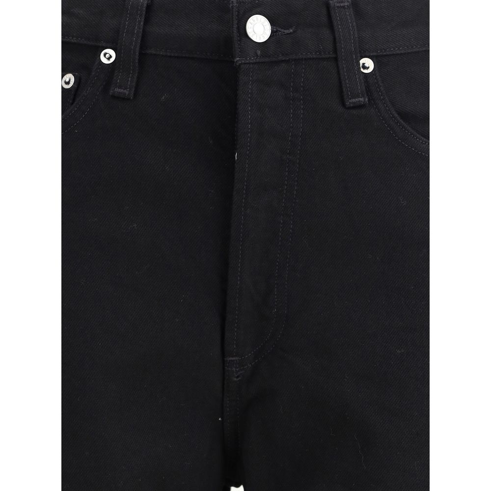 Agolde Black Recycled Cotton High-Waisted Jean