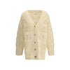 Ermanno Scervino Beige Cashmere Cardigan