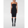 Coperni Black Cotton Cocktail Dress