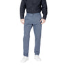 Armani Exchange Blue Cotton Skinny Pant