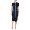 Morgan De Toi Blue Viscose Long
