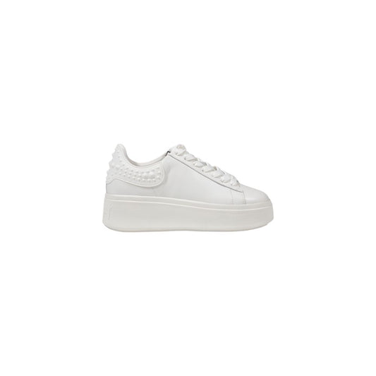 ASH White Leather Platform Sneakers