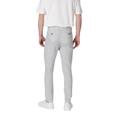 Gianni Lupo Black Linen Pant