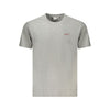 Tricou Pepe Jeans gri din bumbac organic pentru bărbați