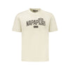 Tricou bărbătesc din bumbac bej Napapijri