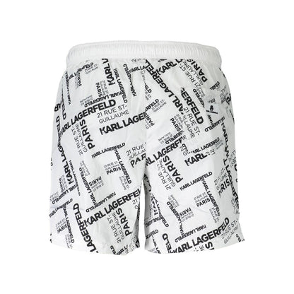 Karl Lagerfeld White Polyester Swimwear