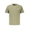 Tricou pentru bărbați din bumbac verde Napapijri
