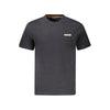 Tricou Napapijri negru din bumbac pentru bărbați