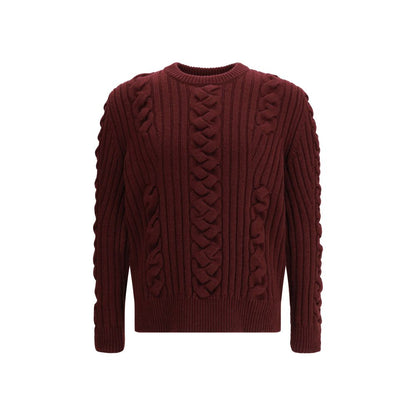 Alexander McQueen Bordeaux Pels Cashmere Sweater