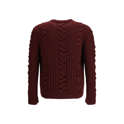 Alexander McQueen Bordeaux Pels Cashmere Sweater
