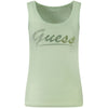 Guess Jeans Verde Organic Cotton Women Tank Top