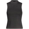 Guess Jeans Black Cotton Tank Top