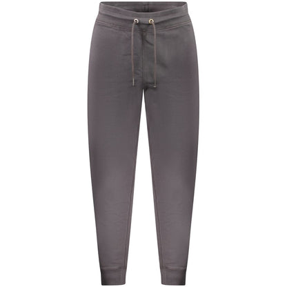 Pantaloni Hugo Boss negri din bumbac