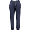 Pantaloni din bumbac albastru La Martina