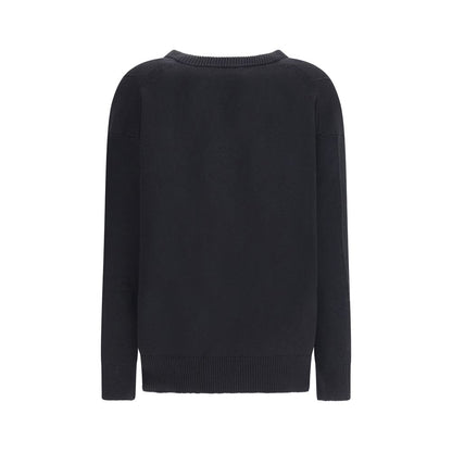 Jil Sander Black Wool Sweatshirt