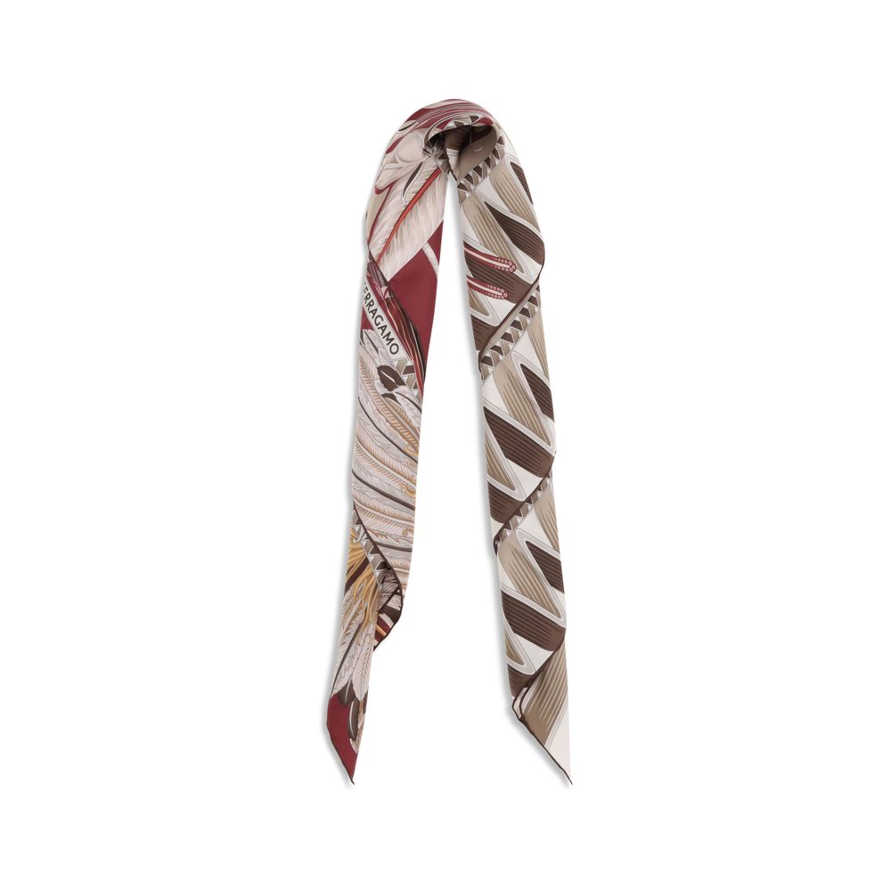 Ferragamo Multicolor Silk Scarf